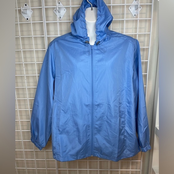 Women’s Appleseeds Zip Up Blue Jacket Size 16 - Picture 1 of 6
